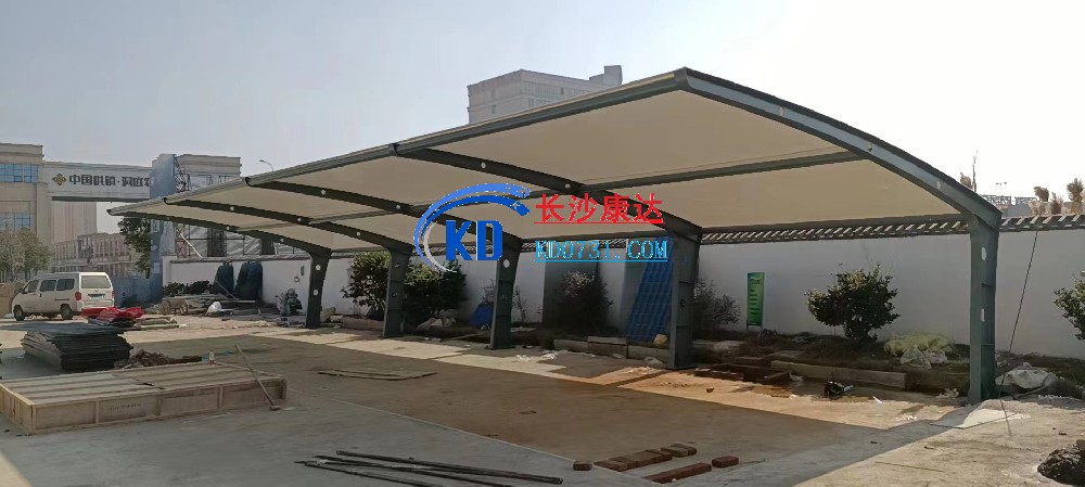 益阳南县加油油站膜结构停车棚雨棚